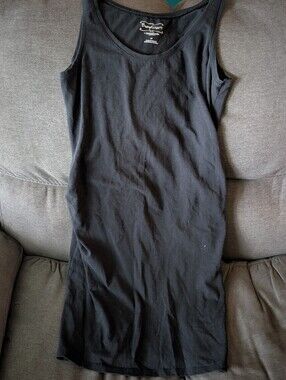 Motherhood Black Scoop Neck Tank Top